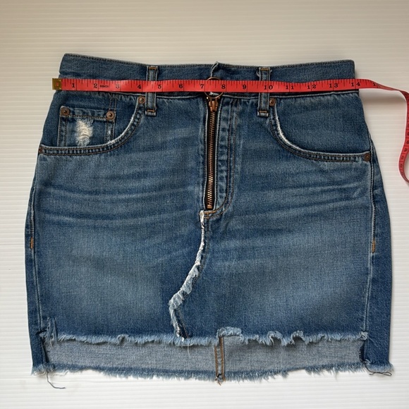 Rag & Bone Jean O Ring Denim Skirt Otto Size 26 - Picture 11 of 11